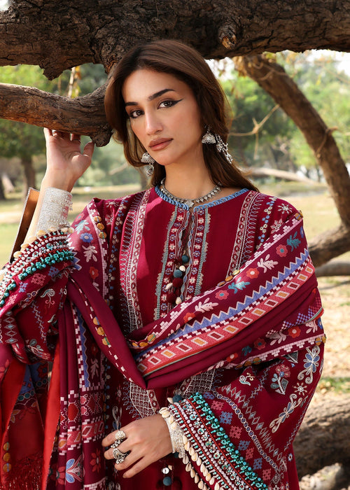 Sadaf Fawad Khan | Winter 25 |  Mehrunisa - Casual Dress - available at Maria Faisal in UK and USA.