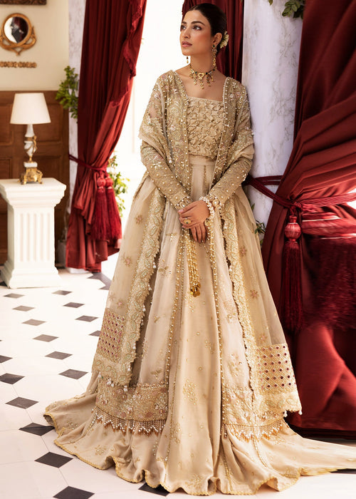 Sadaf Fawad Khan | Wedding Festive 25 | Ivory Celeste - Casual Dress - available at Maria Faisal in UK and USA.