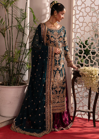 Haseens | Gehna Formals | Laajward - Dress - available at Maria Faisal in UK and USA.