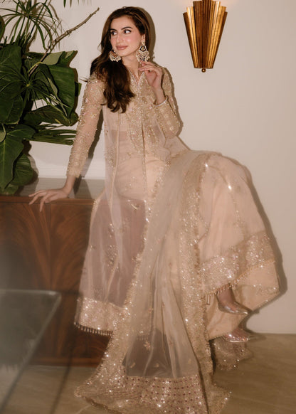 Sadaf Fawad Khan | Festive 25 | Ivory Celeste - Ladies Clothes - Maria Faisal