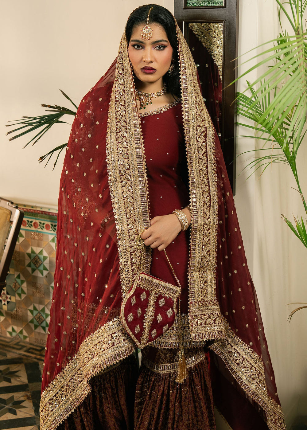 Haseens | Nawabzadi Formals | Gulnazar - Dress - available at Maria Faisal in UK and USA.