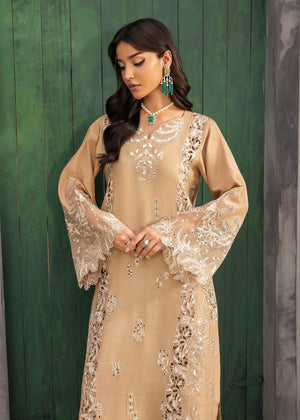 Saira Shakira | Nureh Luxe | Mist Rose - Luxury Dress - available at Maria Faisal in UK and USA.
