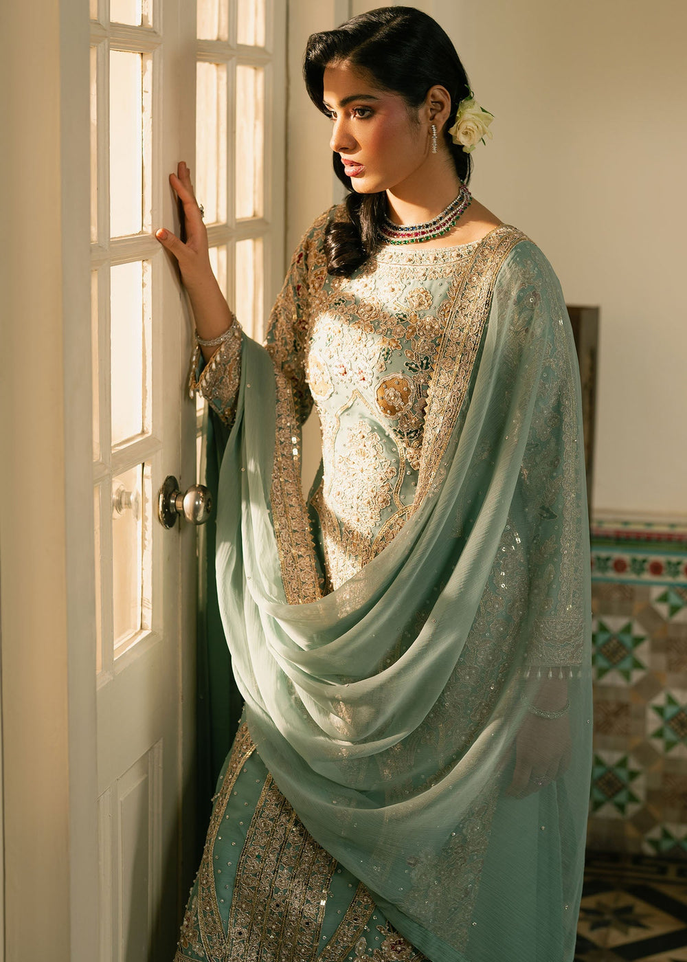 Haseens | Nawabzadi Formals |  Sarveen - Dress - available at Maria Faisal in UK and USA.