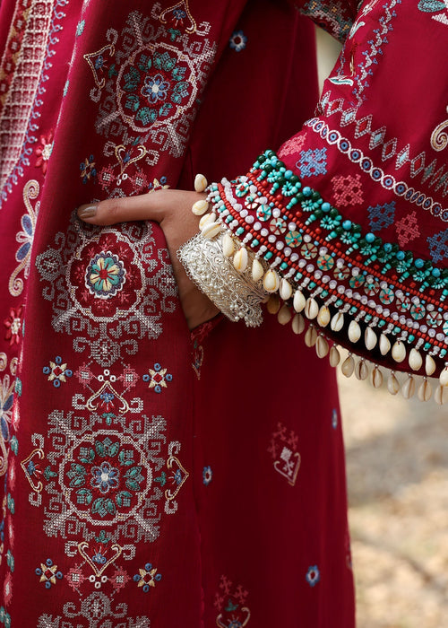 Sadaf Fawad Khan | Winter 25 |  Mehrunisa - Casual Dress - available at Maria Faisal in UK and USA.