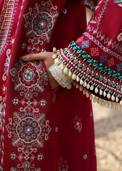 Sadaf Fawad Khan | Winter 25 |  Mehrunisa - Casual Dress - available at Maria Faisal in UK and USA.