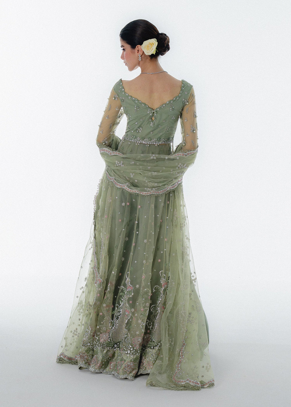 Sadaf Fawad Khan | Festive 25 | Seafoam - Ladies Clothes - Maria Faisal