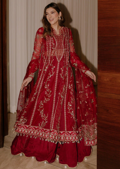 Sadaf Fawad Khan | Wedding Festive 25 | Scarlet - Casual Dress - available at Maria Faisal in UK and USA.