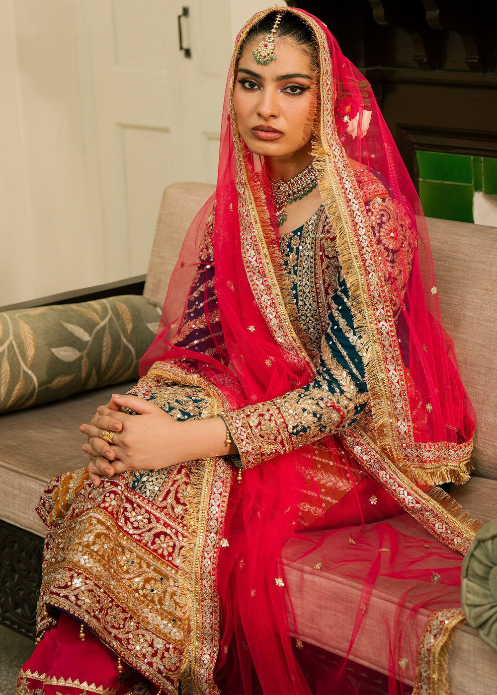 Haseens | Nawabzadi Formals |  Suroori - Dress - available at Maria Faisal in UK and USA.