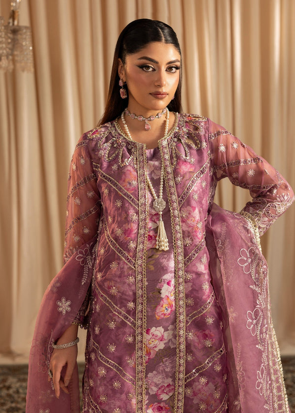 Maryum N Maria | Vasl Pret | UN-08 - LAVENDER - Formal Dress - available at Maria Faisal in UK and USA.