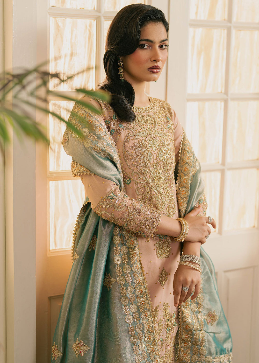 Haseens | Nawabzadi Formals | Baaha - Dress - available at Maria Faisal in UK and USA.