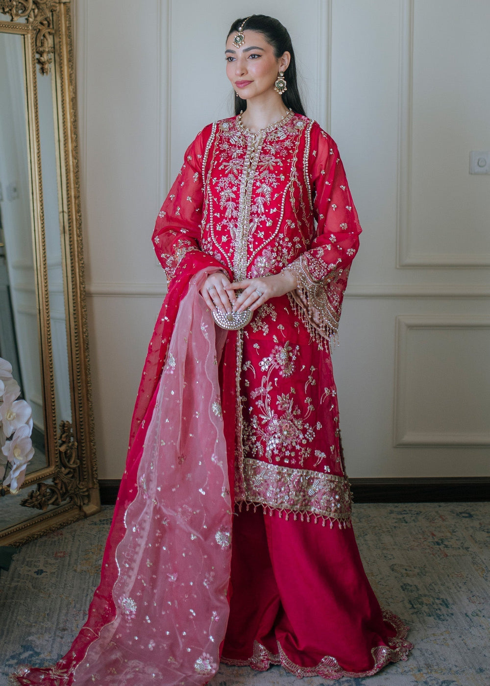 Sadaf Fawad Khan | Festive 25 | Fuschia Rose - Ladies Clothes - Maria Faisal