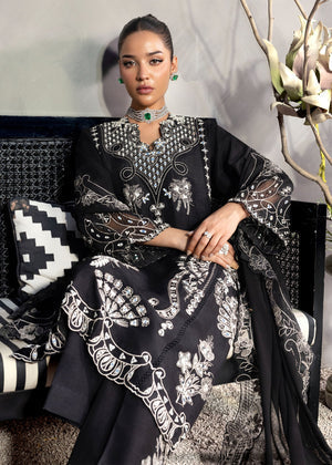 Saira Shakira | Nureh Luxe | Dahlia Noir - Luxury Dress - available at Maria Faisal in UK and USA.