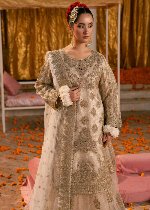 Haseens | Gehna Formals | Sona - Dress - available at Maria Faisal in UK and USA.