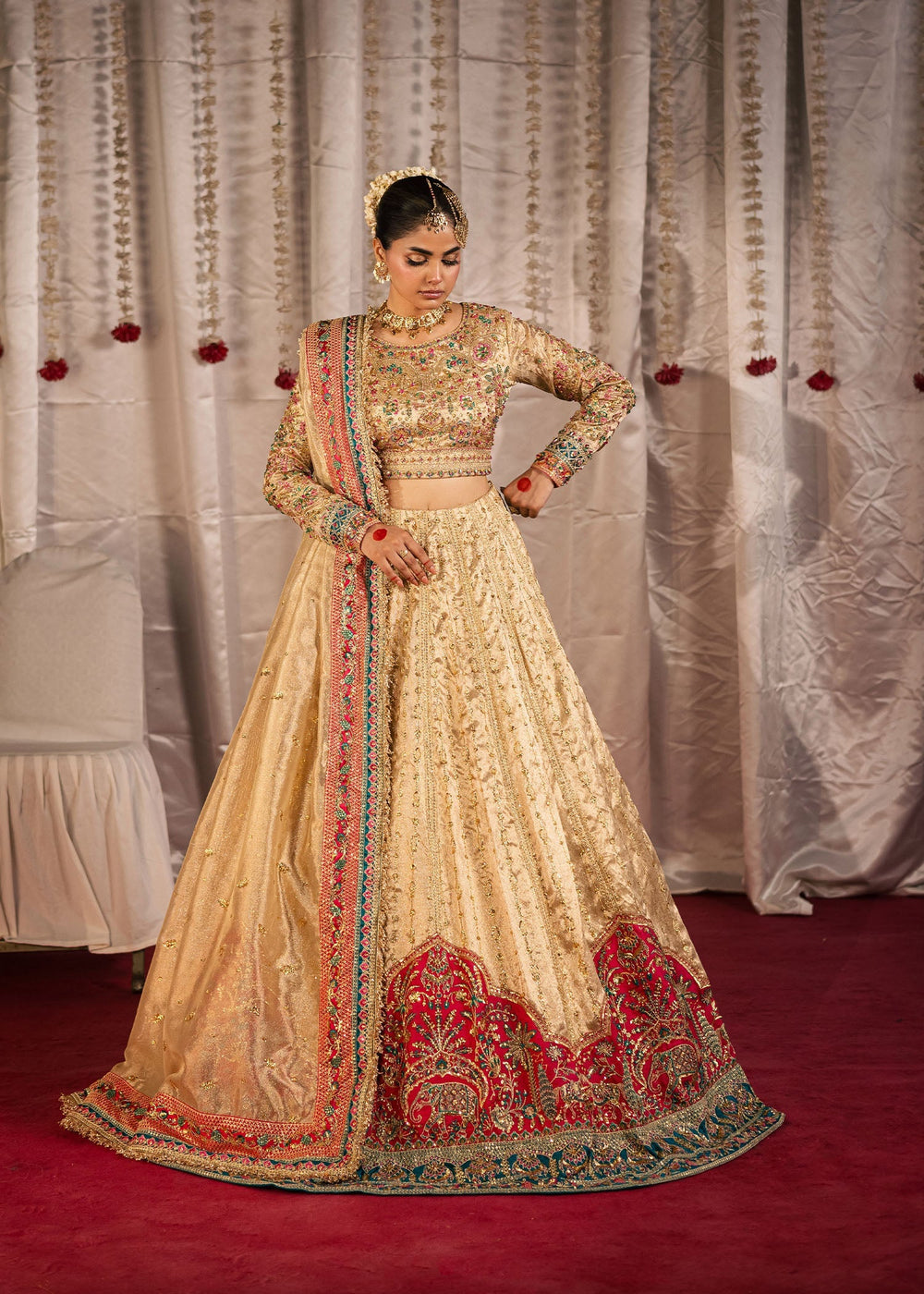 Maria Osama Khan | Jhil Mil Wedding Festive | Danak - Maria Osama - Ladies Clothes - Maria Faisal