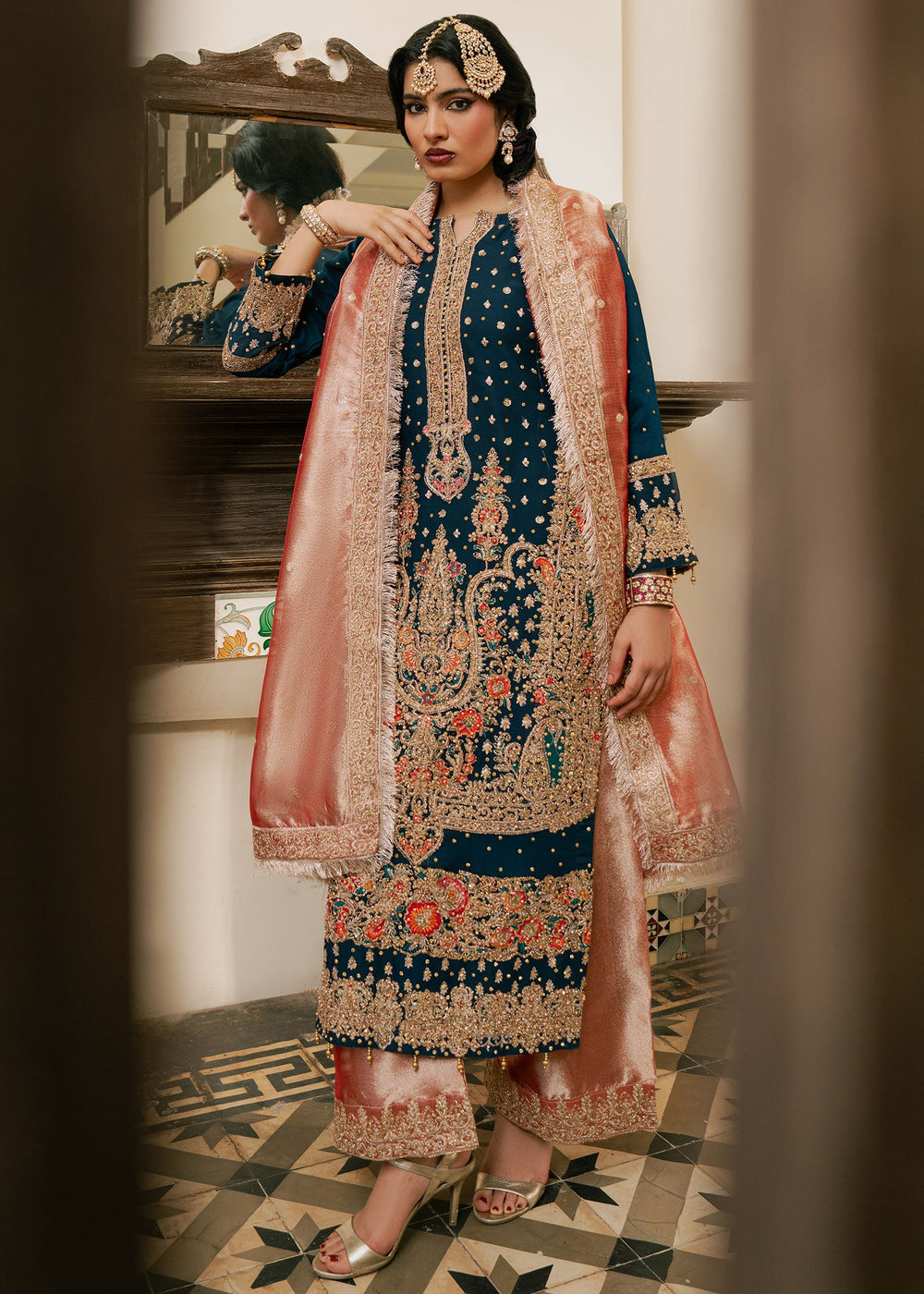 Haseens | Nawabzadi Formals | Mahin�b - Dress - available at Maria Faisal in UK and USA.