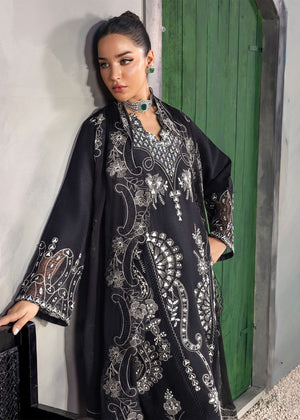 Saira Shakira | Nureh Luxe | Dahlia Noir - Luxury Dress - available at Maria Faisal in UK and USA.