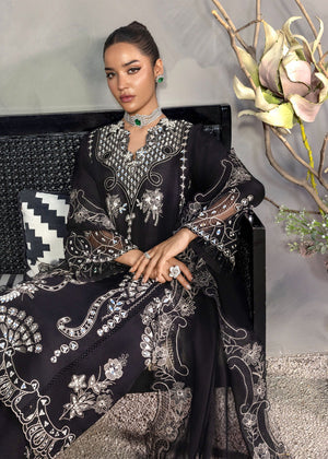 Saira Shakira | Nureh Luxe | Dahlia Noir - Luxury Dress - available at Maria Faisal in UK and USA.