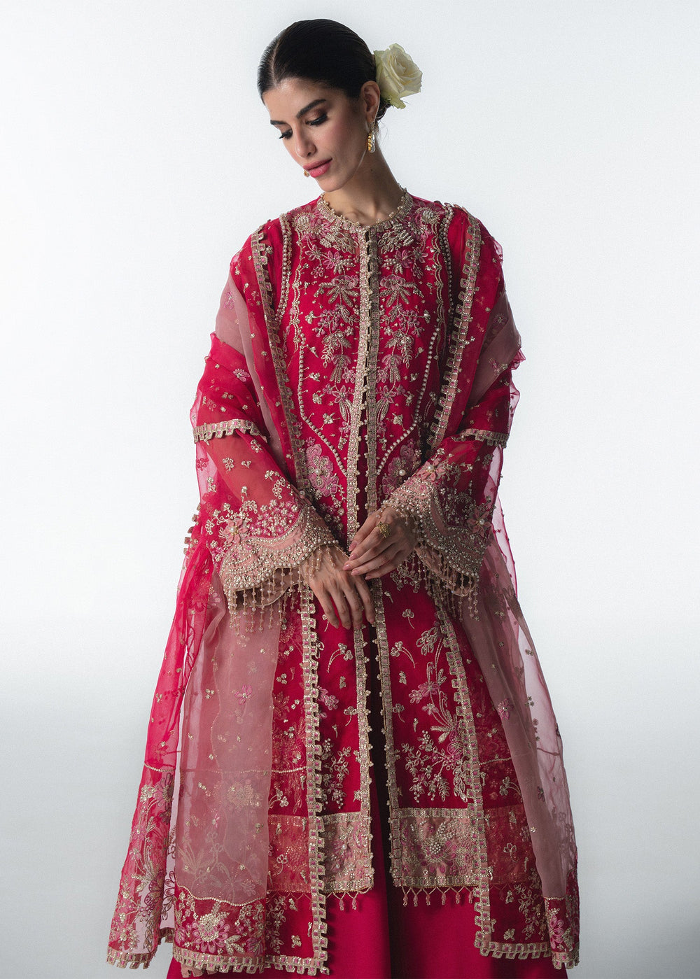 Sadaf Fawad Khan | Festive 25 | Fuschia Rose - Ladies Clothes - Maria Faisal