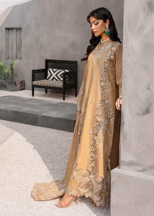 Saira Shakira | Nureh Luxe | Mist Rose - Luxury Dress - available at Maria Faisal in UK and USA.
