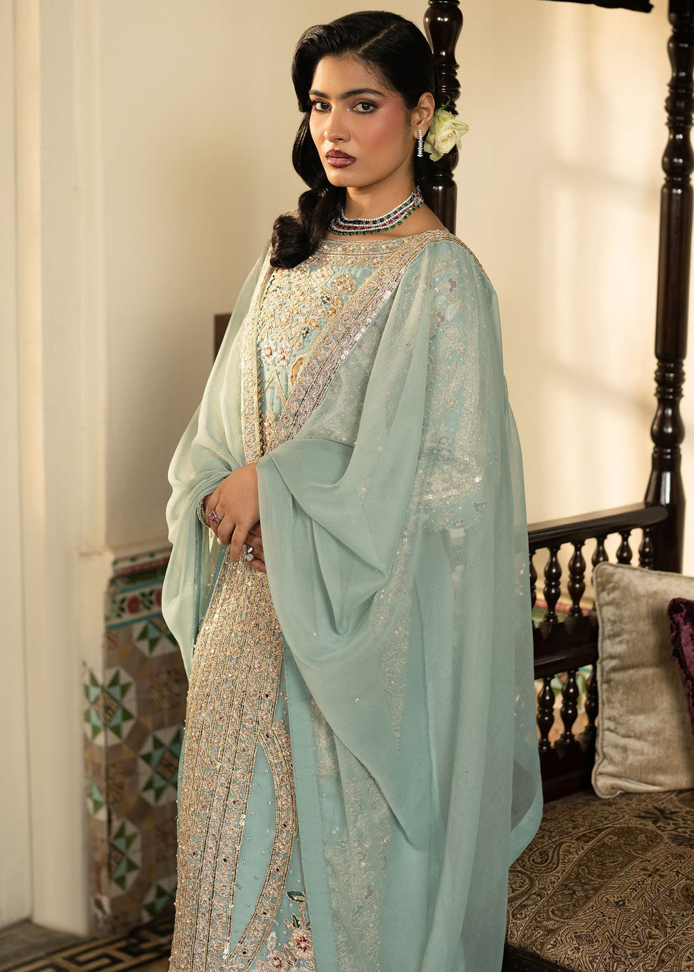 Haseens | Nawabzadi Formals |  Sarveen - Dress - available at Maria Faisal in UK and USA.
