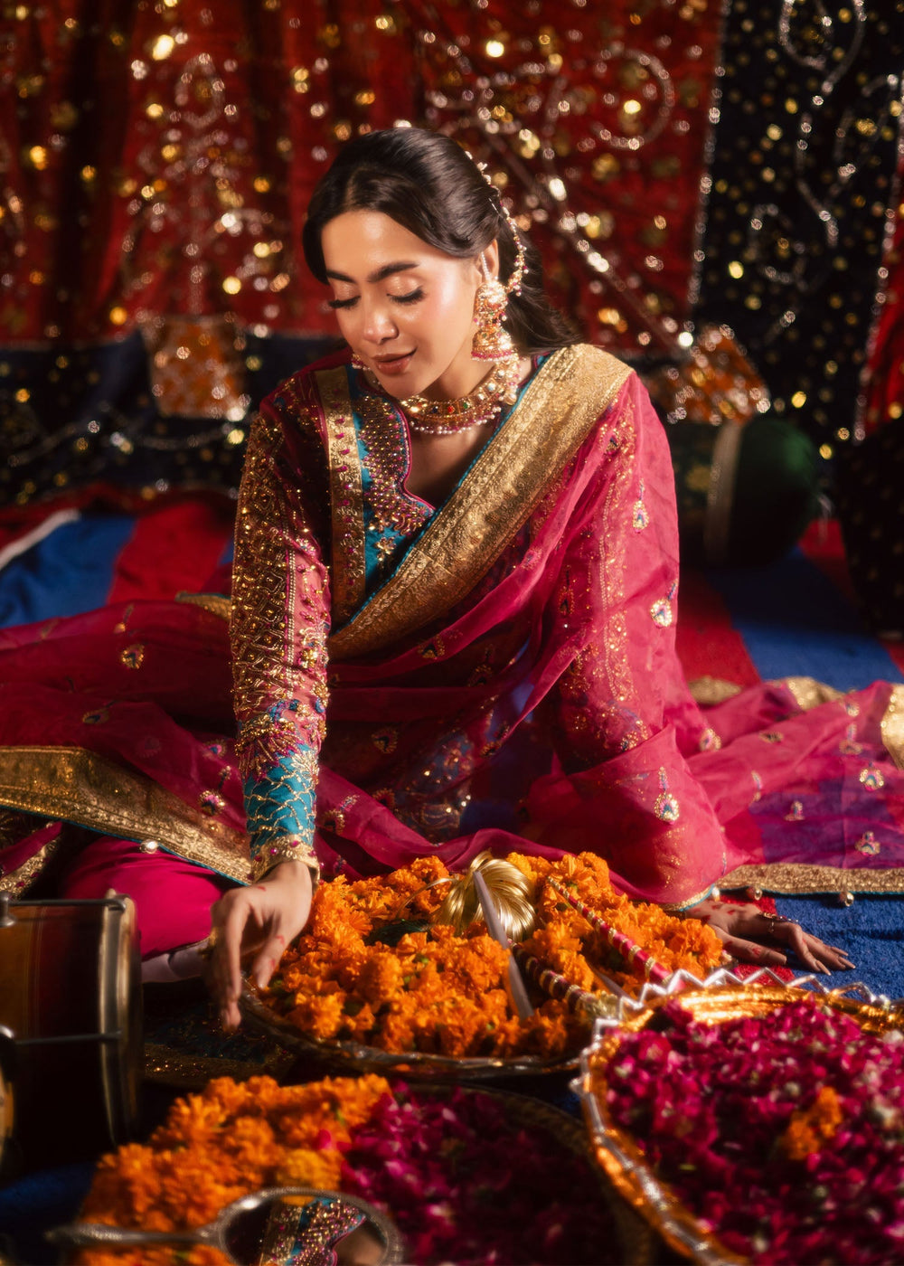 Maria Osama Khan | Jhil Mil Wedding Festive | Gulaboo - Maria Osama - Ladies Clothes - Maria Faisal