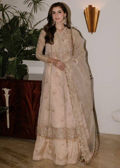 Sadaf Fawad Khan | Wedding Festive 25 | Ivory Celeste - Casual Dress - available at Maria Faisal in UK and USA.