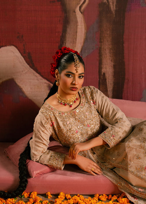Haseens | Gehna Formals | Moti - Dress - available at Maria Faisal in UK and USA.