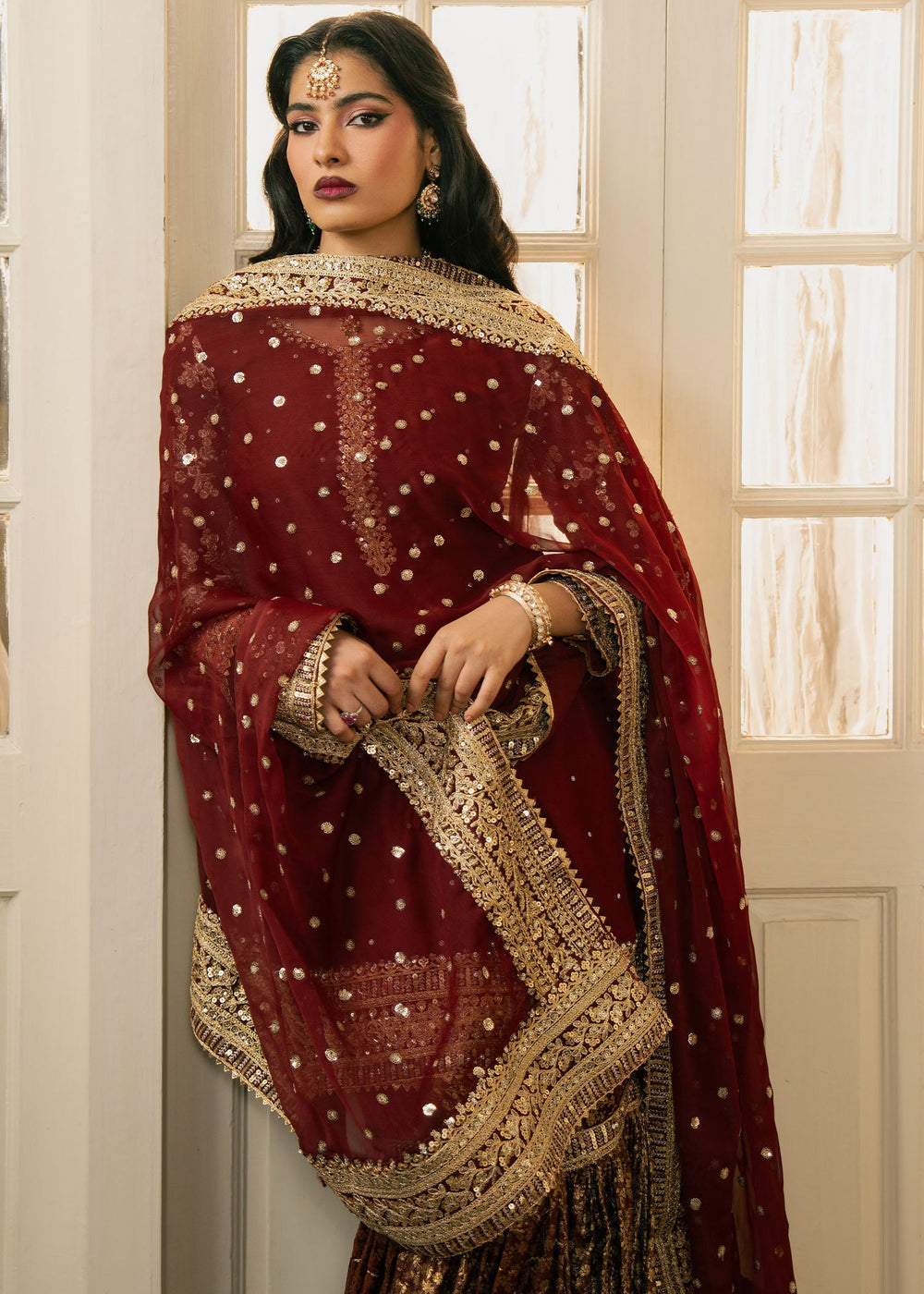 Haseens | Nawabzadi Formals | Gulnazar - Dress - available at Maria Faisal in UK and USA.