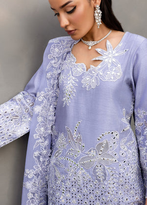 Saira Shakira | Nureh Luxe | Moon Petal - Luxury Dress - available at Maria Faisal in UK and USA.
