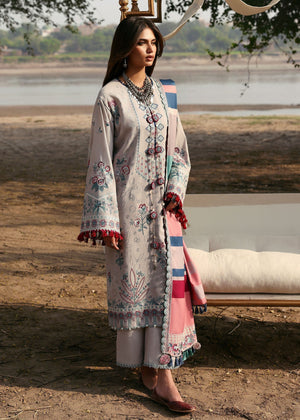 Sadaf Fawad Khan | Winter 25 | Roshan Ara - Casual Dress - available at Maria Faisal in UK and USA.
