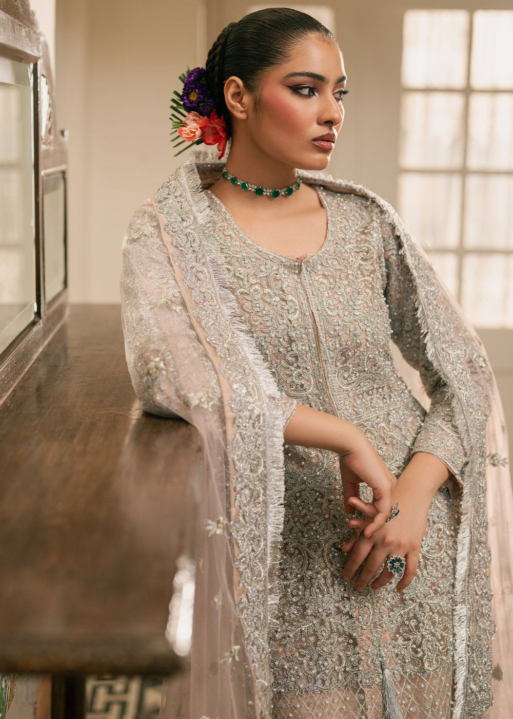 Haseens | Nawabzadi Formals |  Mehves - Dress - available at Maria Faisal in UK and USA.