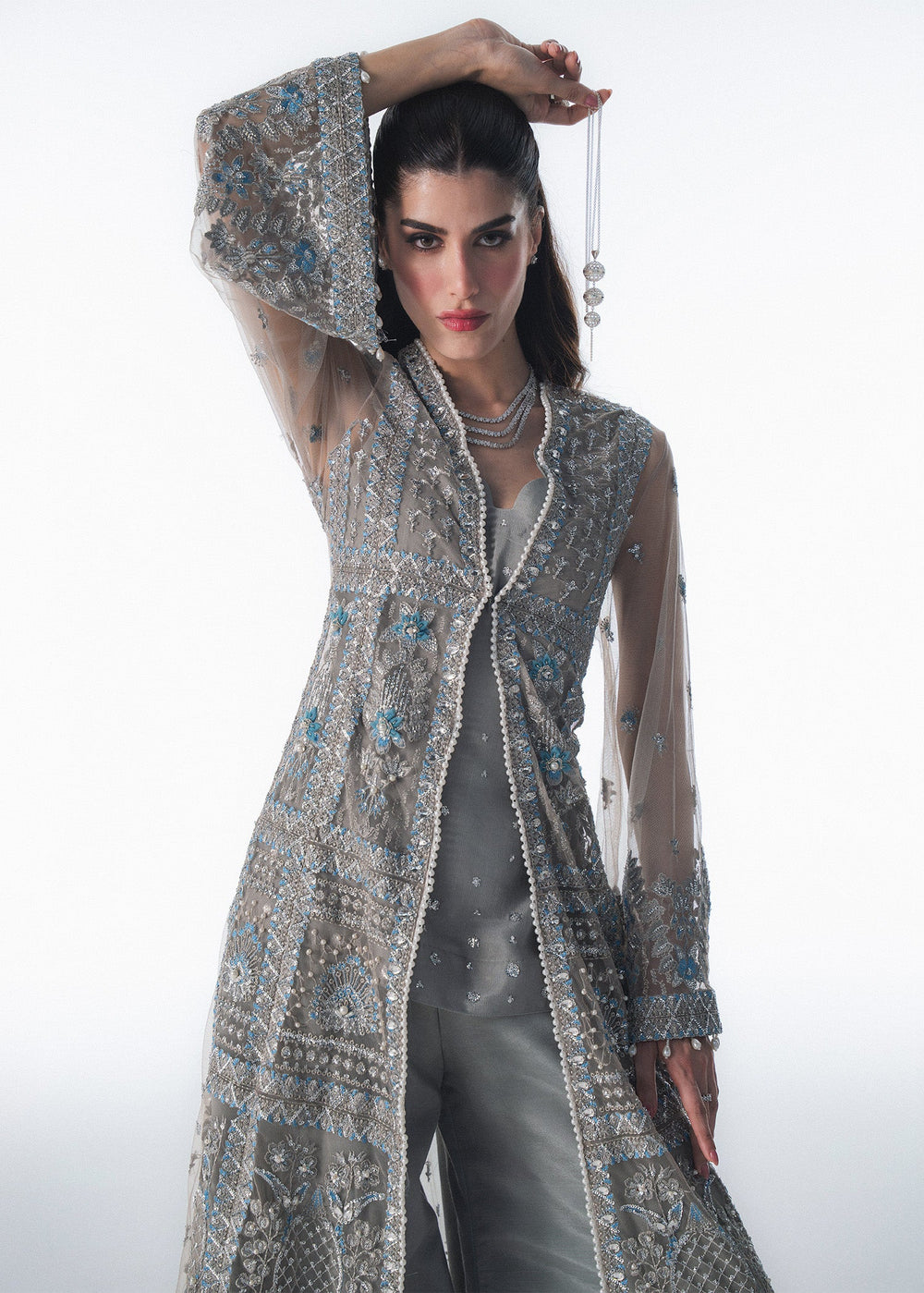 Sadaf Fawad Khan | Festive 25 | Overcast Whisper - Ladies Clothes - Maria Faisal