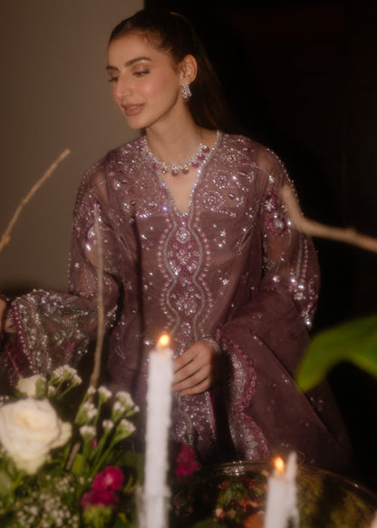 Sadaf Fawad Khan | Wedding Festive 25 | Wistful Mauve - Casual Dress - available at Maria Faisal in UK and USA.