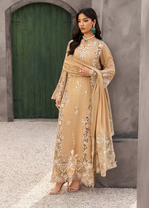 Saira Shakira | Nureh Luxe | Mist Rose - Luxury Dress - available at Maria Faisal in UK and USA.