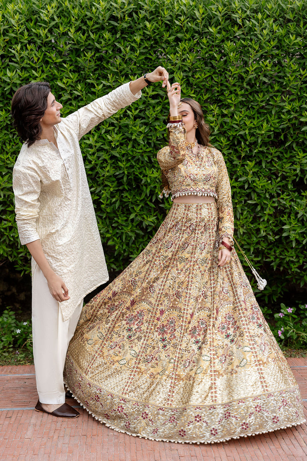 Shagna | Mehfil Festive Formals | SF-02- JHILMIL - Formal Dress - available at Maria Faisal in UK and USA.