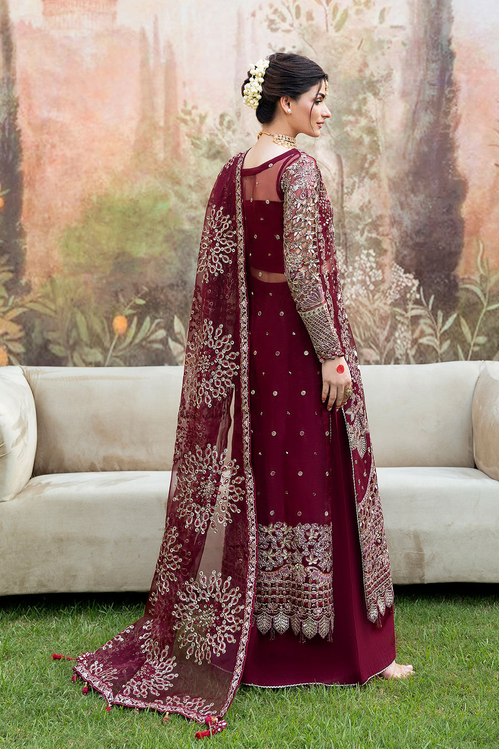 Shagna | Mehfil Festive Formals | SF-07-AMANAT - Formal Dress - available at Maria Faisal in UK and USA.