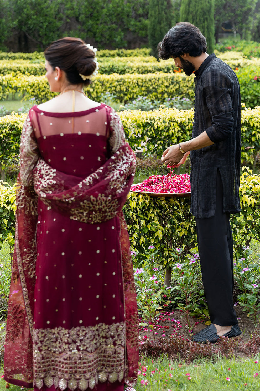 Shagna | Mehfil Festive Formals | SF-07-AMANAT - Formal Dress - available at Maria Faisal in UK and USA.