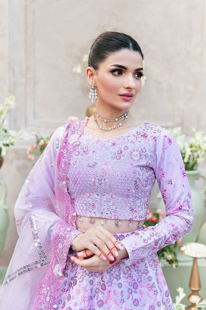 Shagna | Mehfil Festive Formals | SF-10- PANKH - Formal Dress - available at Maria Faisal in UK and USA.