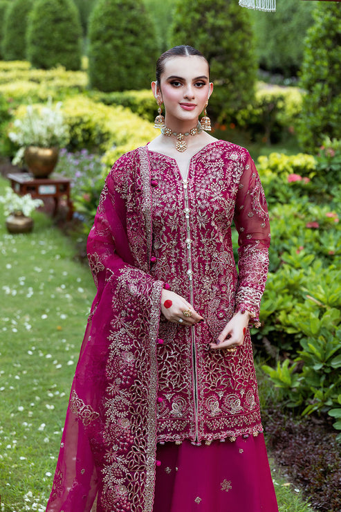 Shagna | Mehfil Festive Formals | SF-03- MAHER - Formal Dress - available at Maria Faisal in UK and USA.