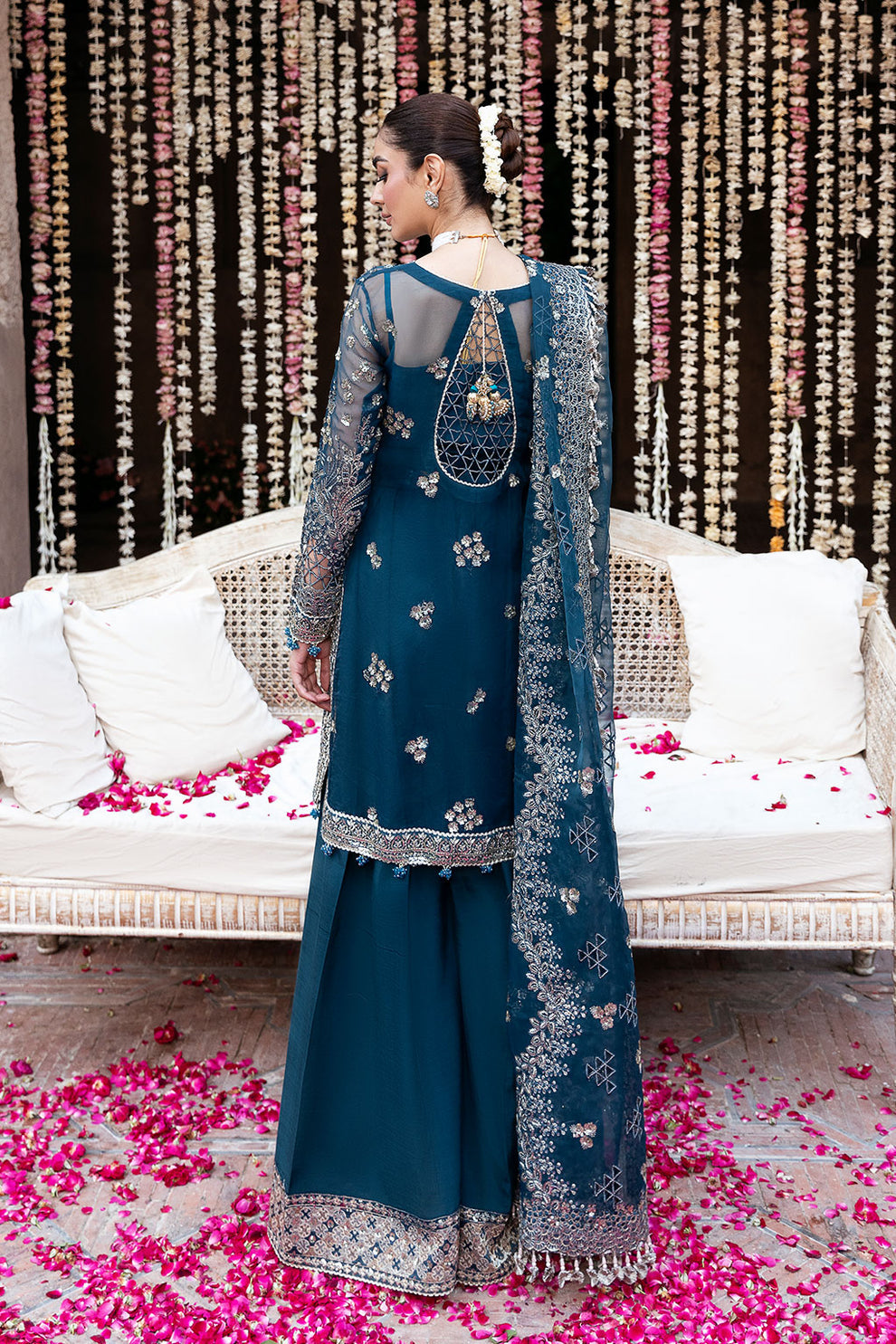 Shagna | Mehfil Festive Formals | SF-04- SAAHIL - Formal Dress - available at Maria Faisal in UK and USA.