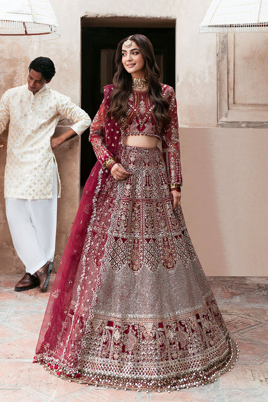Shagna | Mehfil Festive Formals | SF-01- GULRUKH - Formal Dress - available at Maria Faisal in UK and USA.
