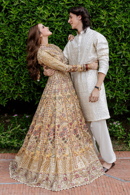 Shagna | Mehfil Festive Formals | SF-02- JHILMIL - Formal Dress - available at Maria Faisal in UK and USA.