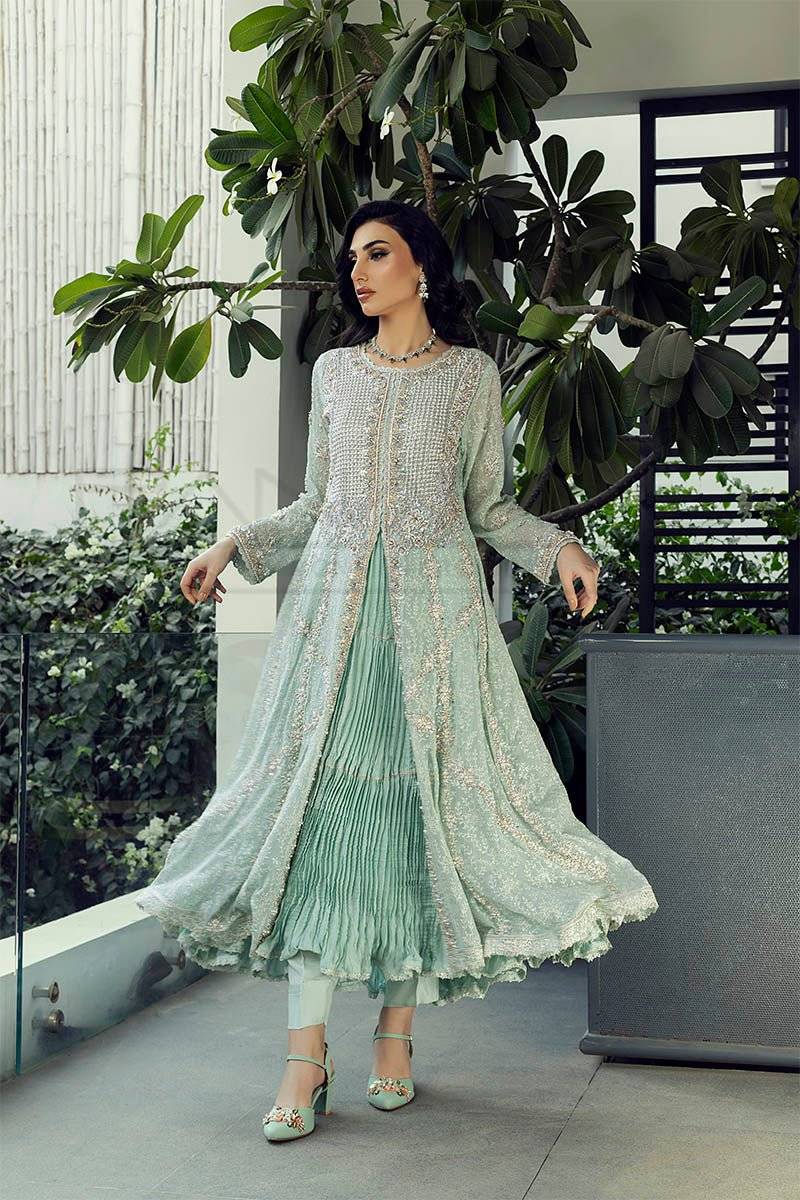 Panache | Pret | Mint Enchantress by Maria Faisal - Registered Vendor of : Panache By Mona - type : Ladies Clothes - 100% original wedding dresses