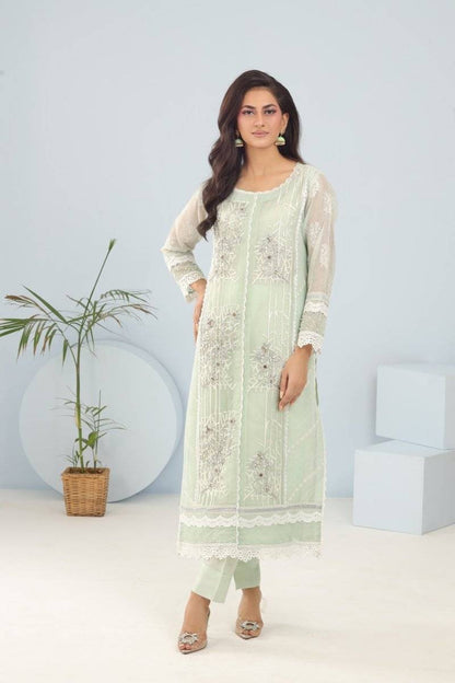 Panache | Pret | Mint Meadow by Maria Faisal - Registered Vendor of : Panache By Mona - type : Ladies Clothes - 100% original wedding dresses