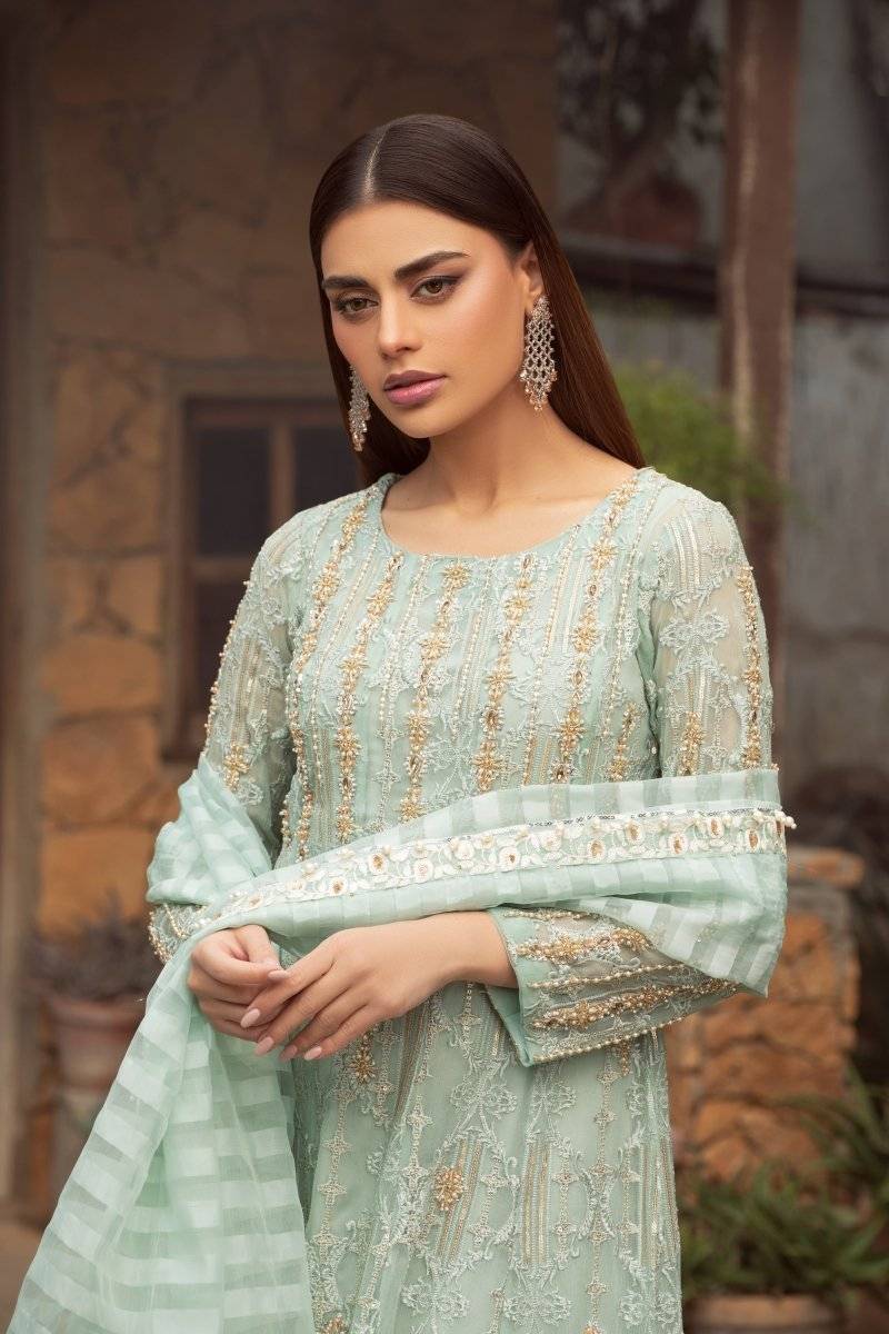 Panache | Pret | Mint Vogue by Maria Faisal - Registered Vendor of : Panache By Mona - type : Ladies Clothes - 100% original wedding dresses