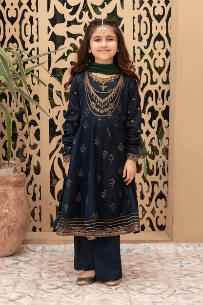 2 Piece Embroidered Lawn Suit - Kids Clothing - available at Maria Faisal in UK and USA.