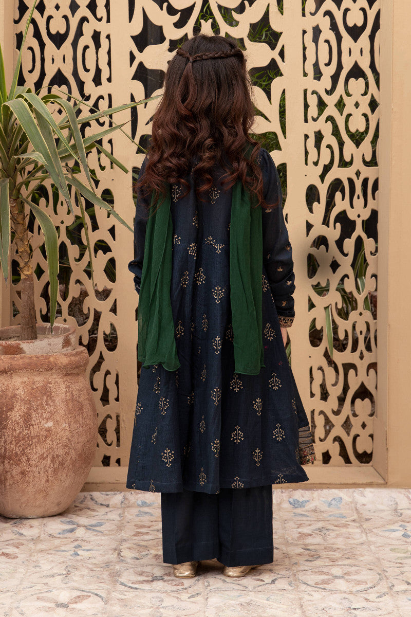 2 Piece Embroidered Lawn Suit - Kids Clothing - available at Maria Faisal in UK and USA.