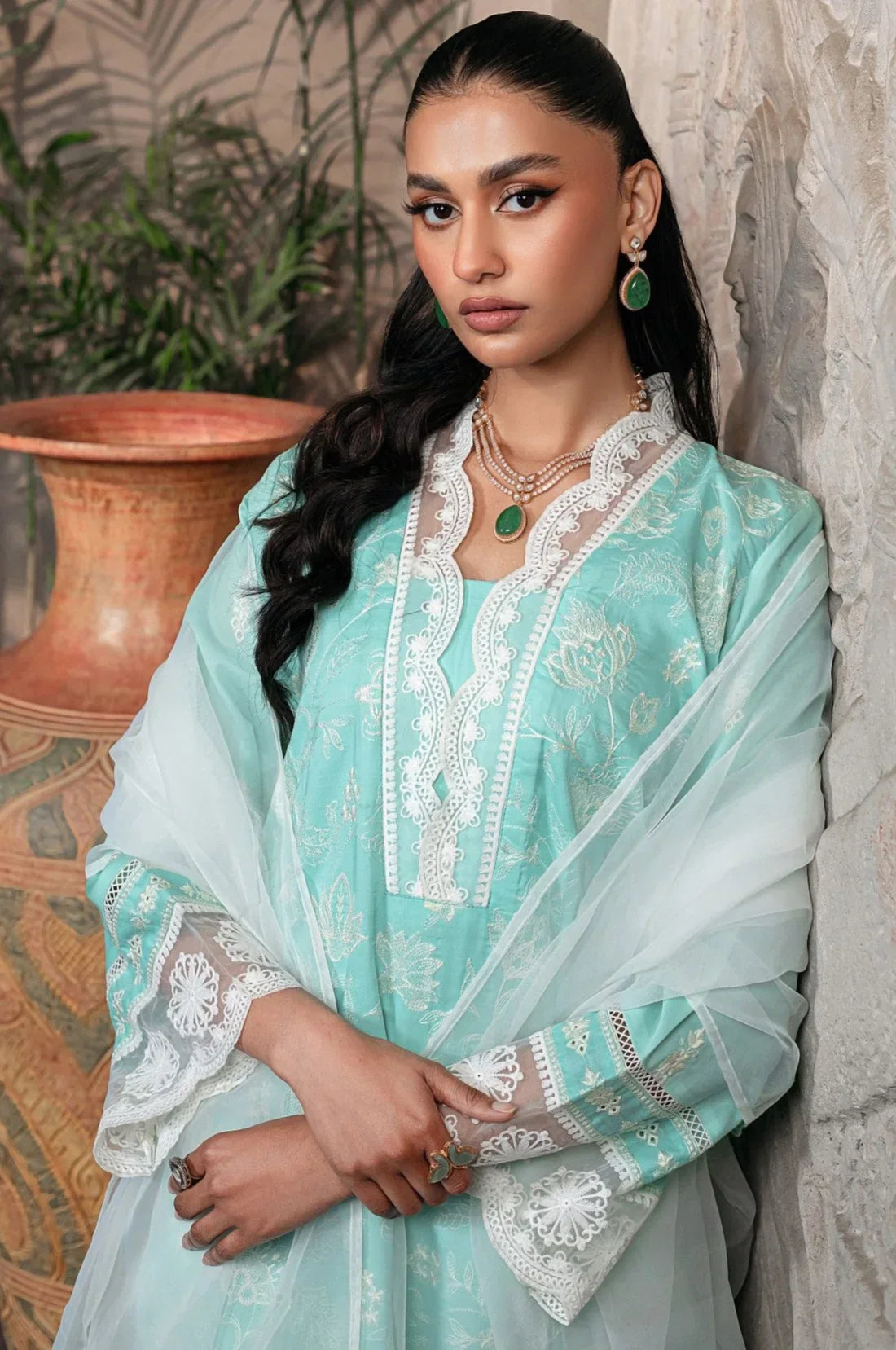 Mohagni | Muntazir Luxury Lawn 24 | MGZ-09 - Ladies Clothes 