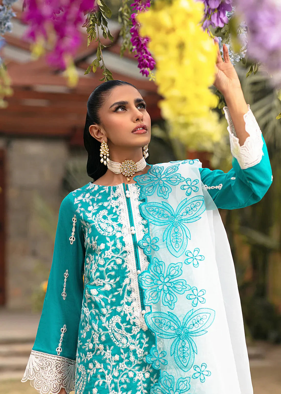 Mohagni | Muntazir Luxury Lawn 24 | MGZ-10 - Ladies Clothes 