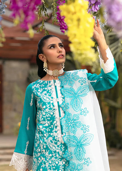 Mohagni | Muntazir Luxury Lawn 24 | MGZ-10 - Ladies Clothes 